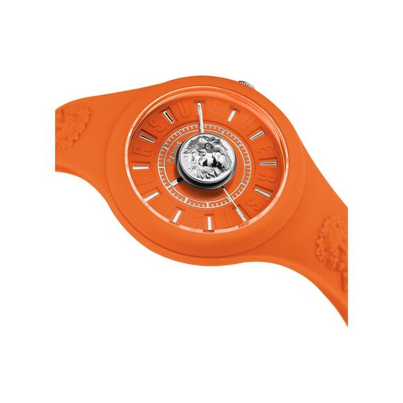Versus Versace  Fire Island Lion Strap Watch Orange Womens - Picture 3 of 6